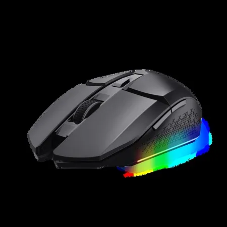 [DTF-TR00115] Trust mouse gaming inalambrico GXT 110 Felox recargable con iluminación LED multicolor negro - 25037
