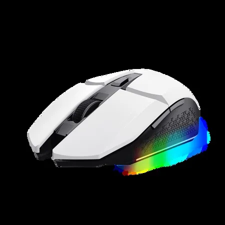 [DTF-TR00116] Trust  mouse gaming inalambrico GXT 110 Felox recargable con iluminación LED multicolor blanco - 25069