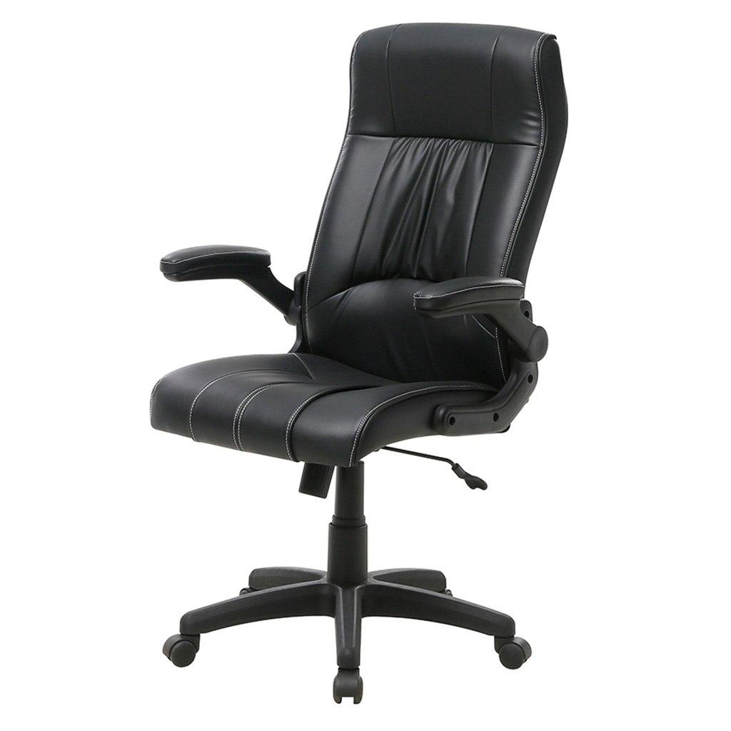 SILLA EJECUTIVA VINILO NEGRO