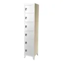 Locker Metálico Beige de 6 Puertas
