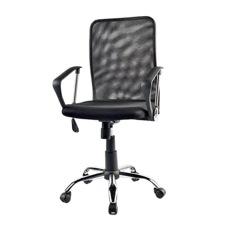 [MSO-SI-312] Silla semiejecutiva en malla con base cromada