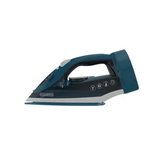 Black + Decker plancha de vapor ceramica cable retractil azul ICR004B-LA