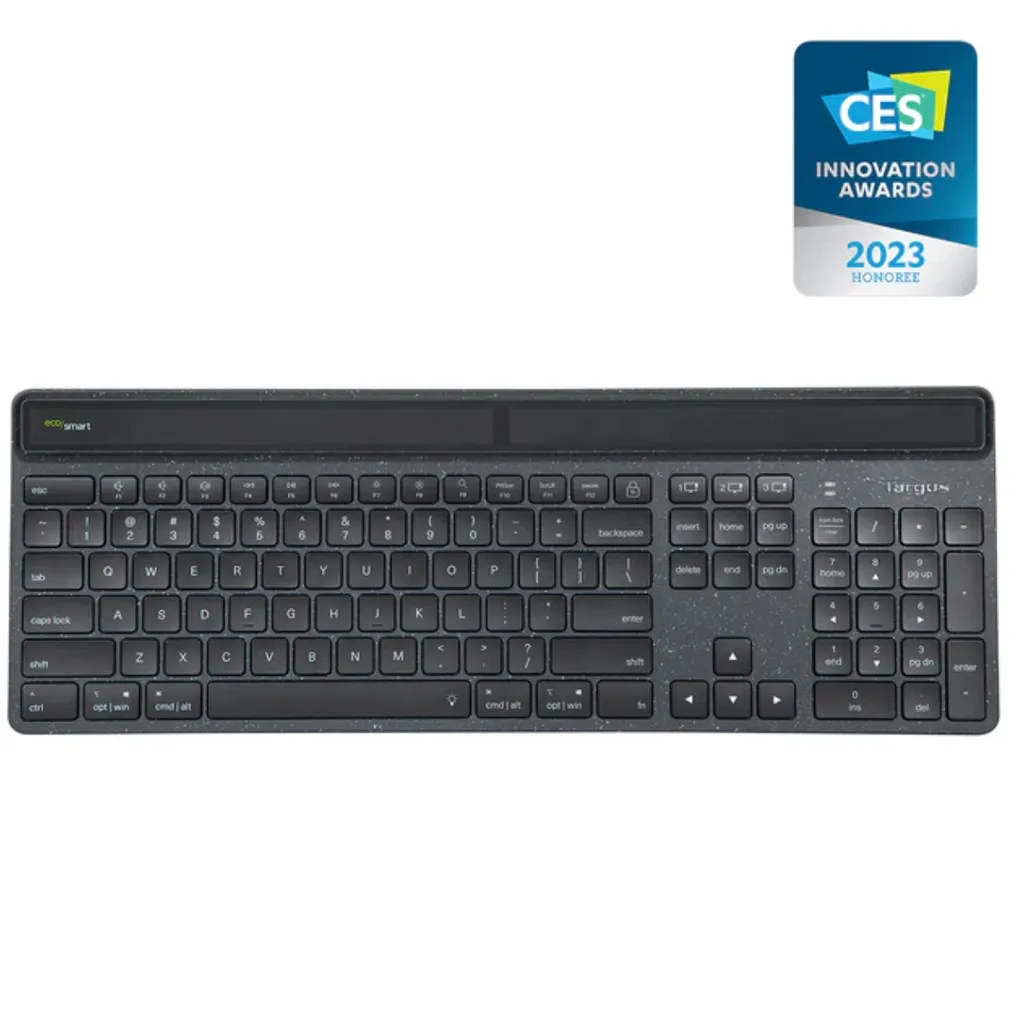 [DTF-TG00263] Targus teclado ecoSmart de recolección de energía sostenible-AKB868ES