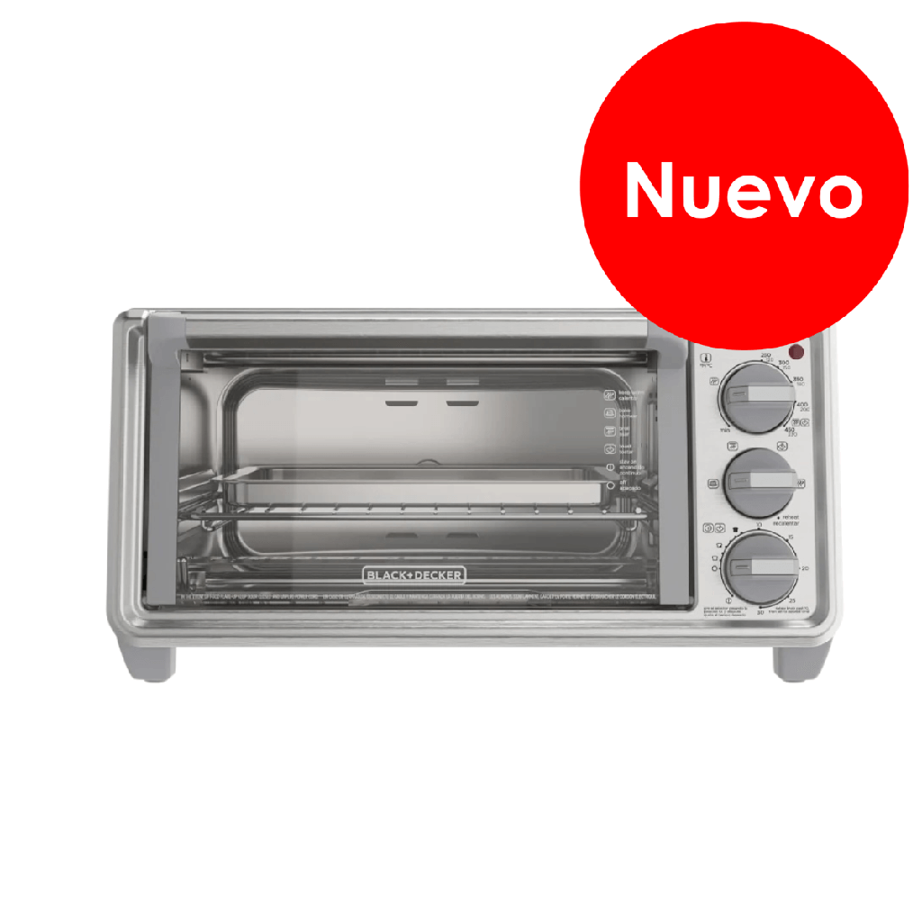 [DTF-BD00454] Black + Decker Horno tostador 4 rebanadas conveccion natural - TO4130-1SDLA