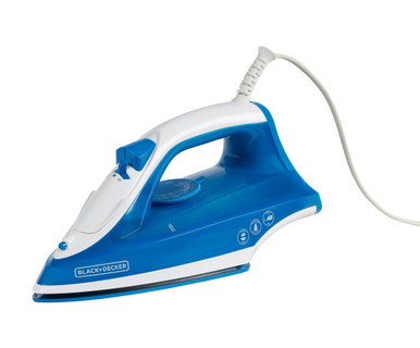 [DTF-BD00501] Black + Decker plancha golpe de vapor ceramica trueglide azul - IRBD350