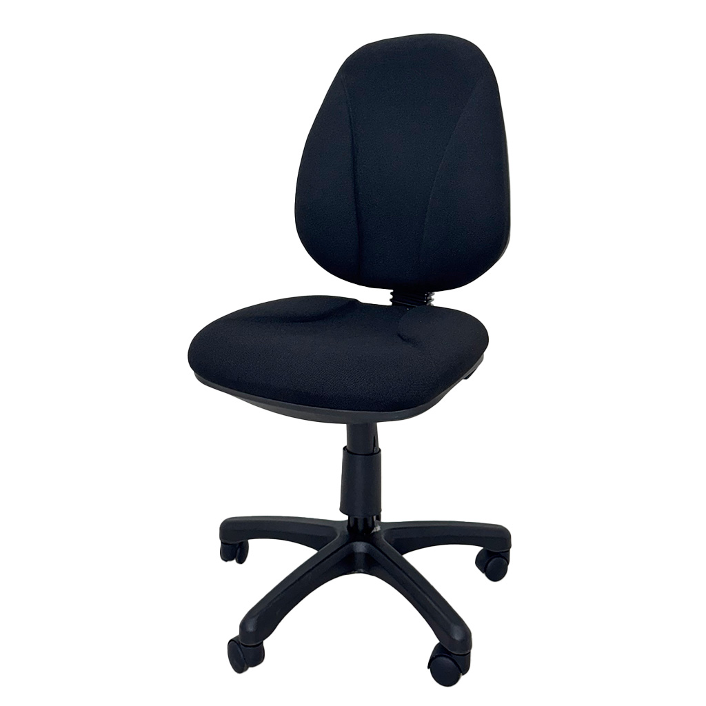 [TK-SI-75] SILLA SECRETARIAL TELA NEGRA