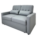 SOFA CAMA VINILO ANTIRAYADURAS GRIS