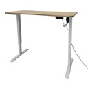 MESA CON AJUSTE DE ALTURA CON CONTROLADOR 120CMX60CMX72-117CM BLANCA