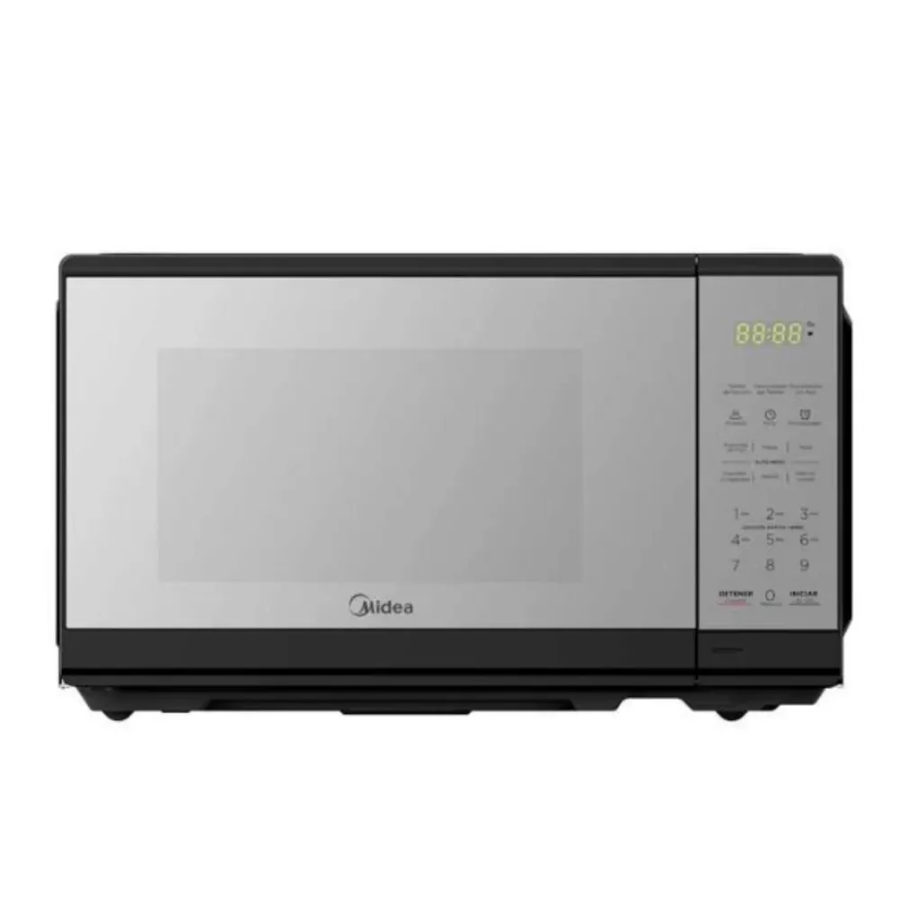 [DTF-MD00141] Midea microondas 0.7Pc puerta acabado espejo gabinete negro MMDF07S2MB