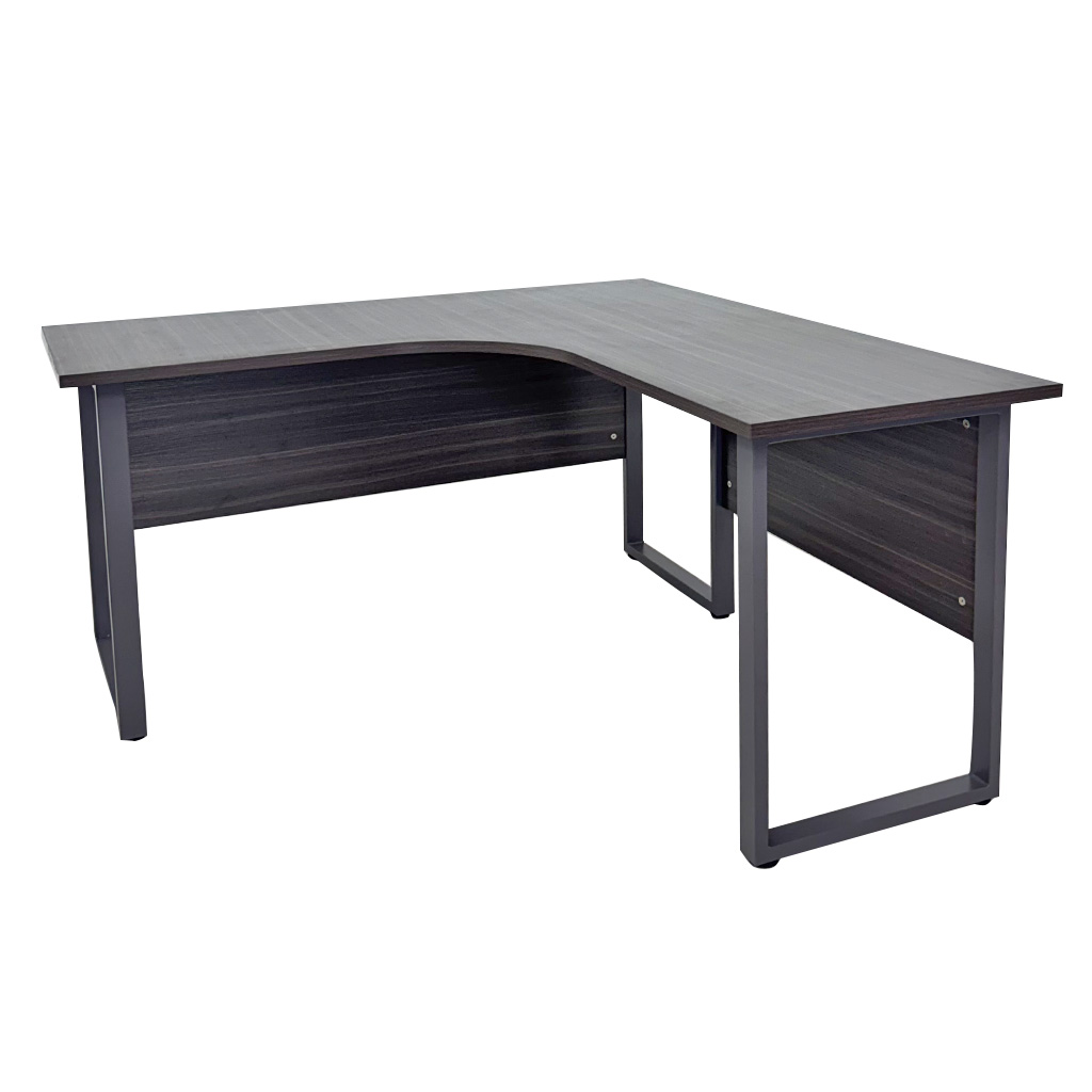 [TK-EM-12] ESCRITORIO L METAL+MELAMINA 150CMX150CMX75CM