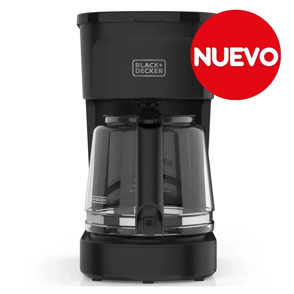 Black + Decker cafetera 12 tazas vortex switch filtro perman negro mate - CM0021-0BDLA