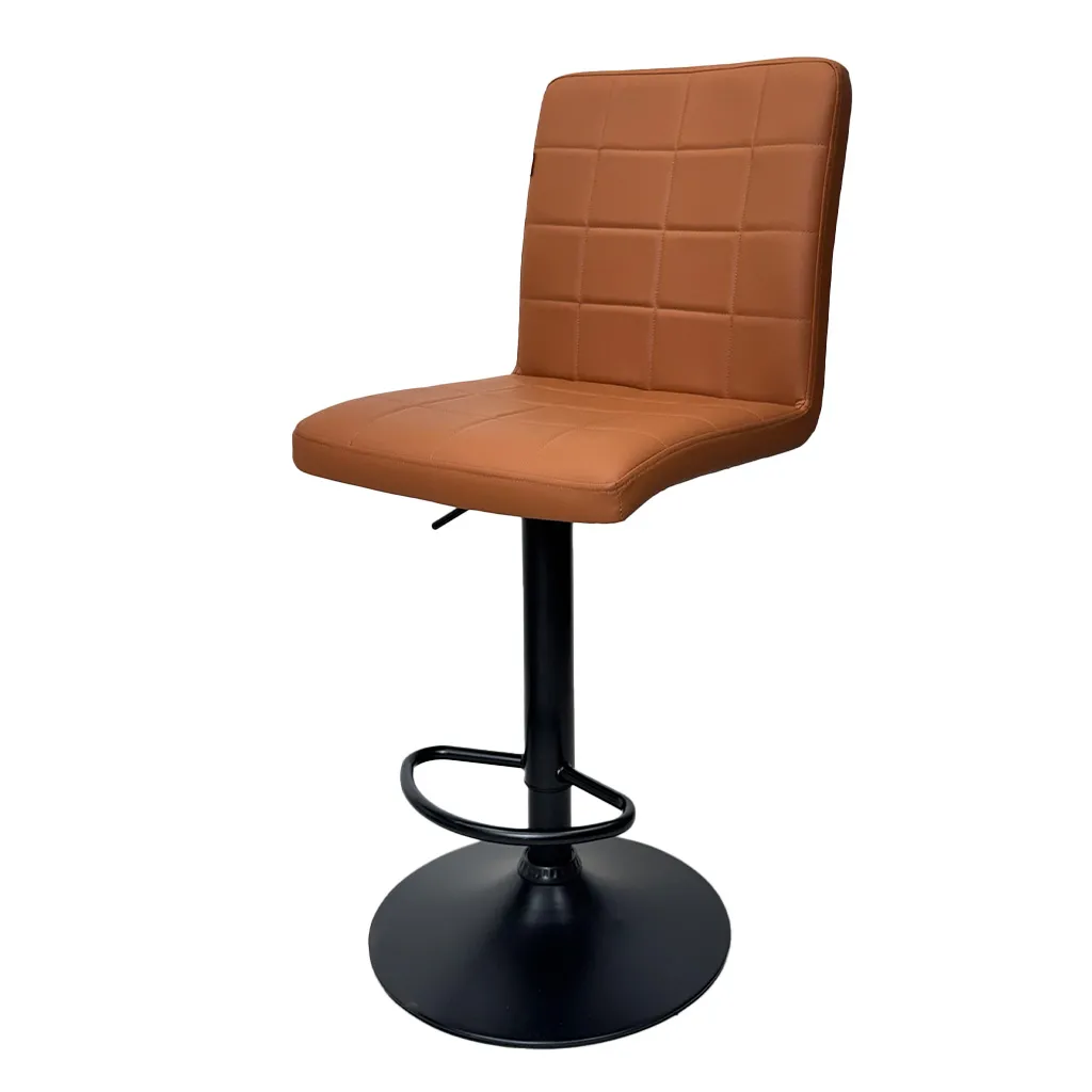 SILLA BAR VINILO ANTIRAYAUDRA TERRACOTA