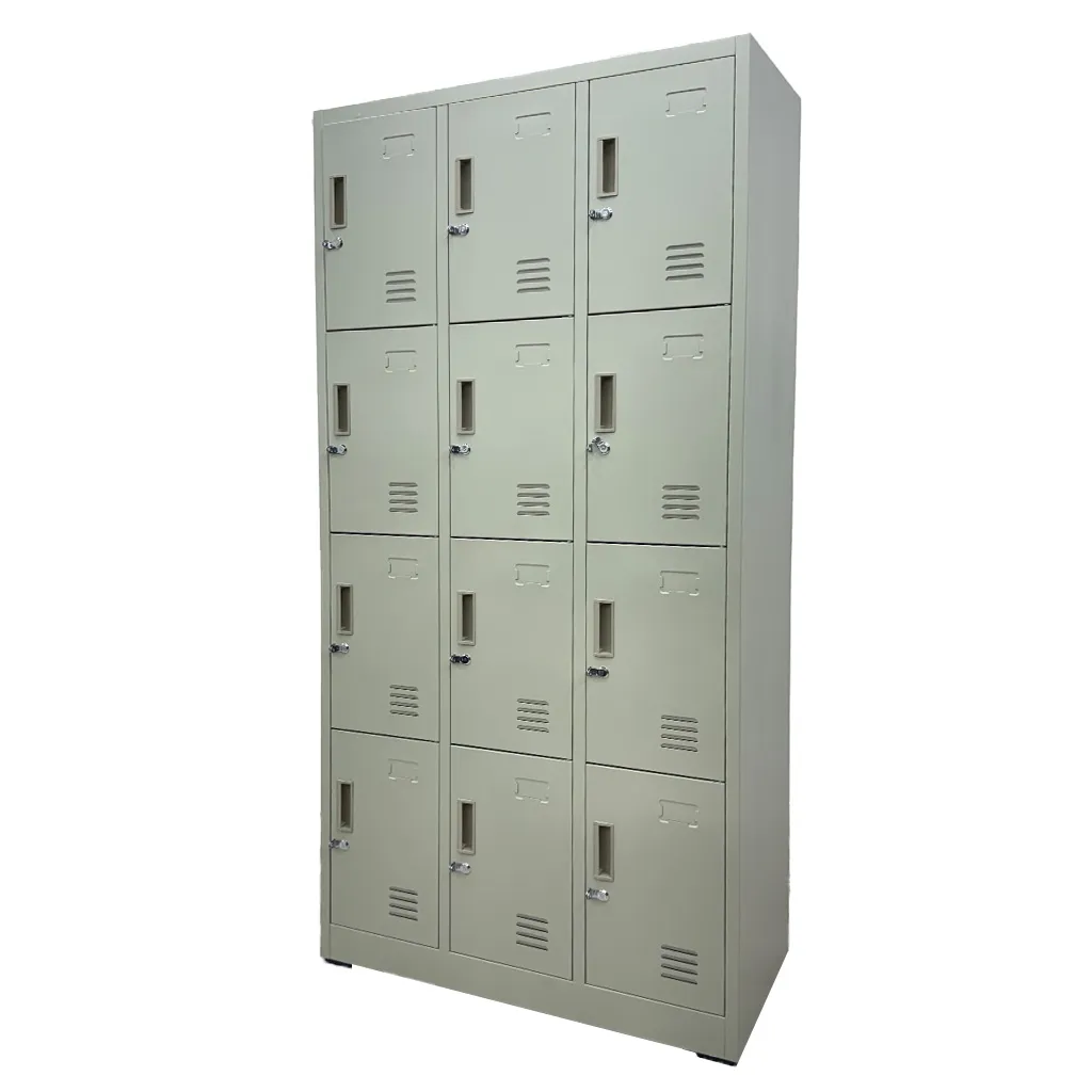 [TK-LK-03] LOCKER 12 COMPARTIMENTOS BEIGE