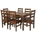 COMEDOR 6 SILLAS MADERA PINO