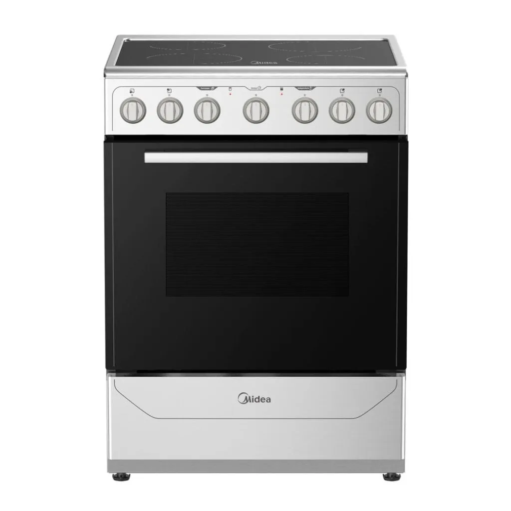 Midea Cocina Eléctrica vitrocerámica de 24" Negro MES24FS2BADBG
