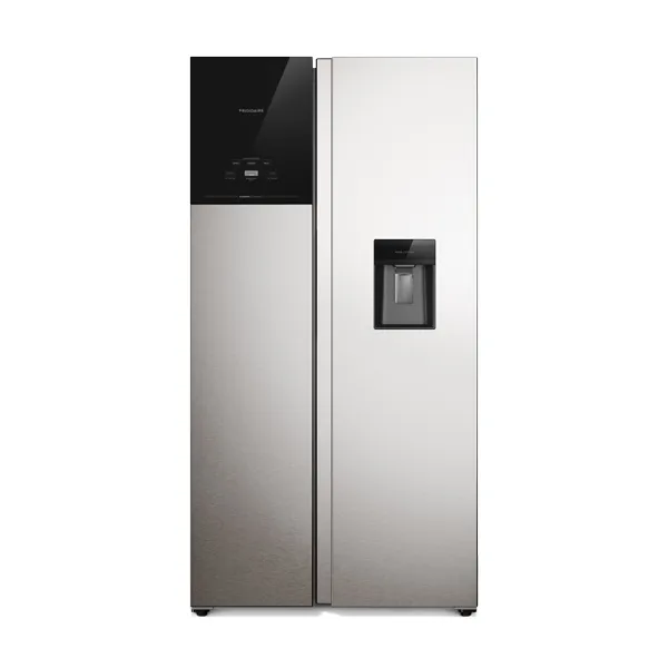 [DTF-FG00164] Frigidaire Refrigerador Side by Side de 19 pies Inverter con dispensador Plateado FRS19F3N5BI