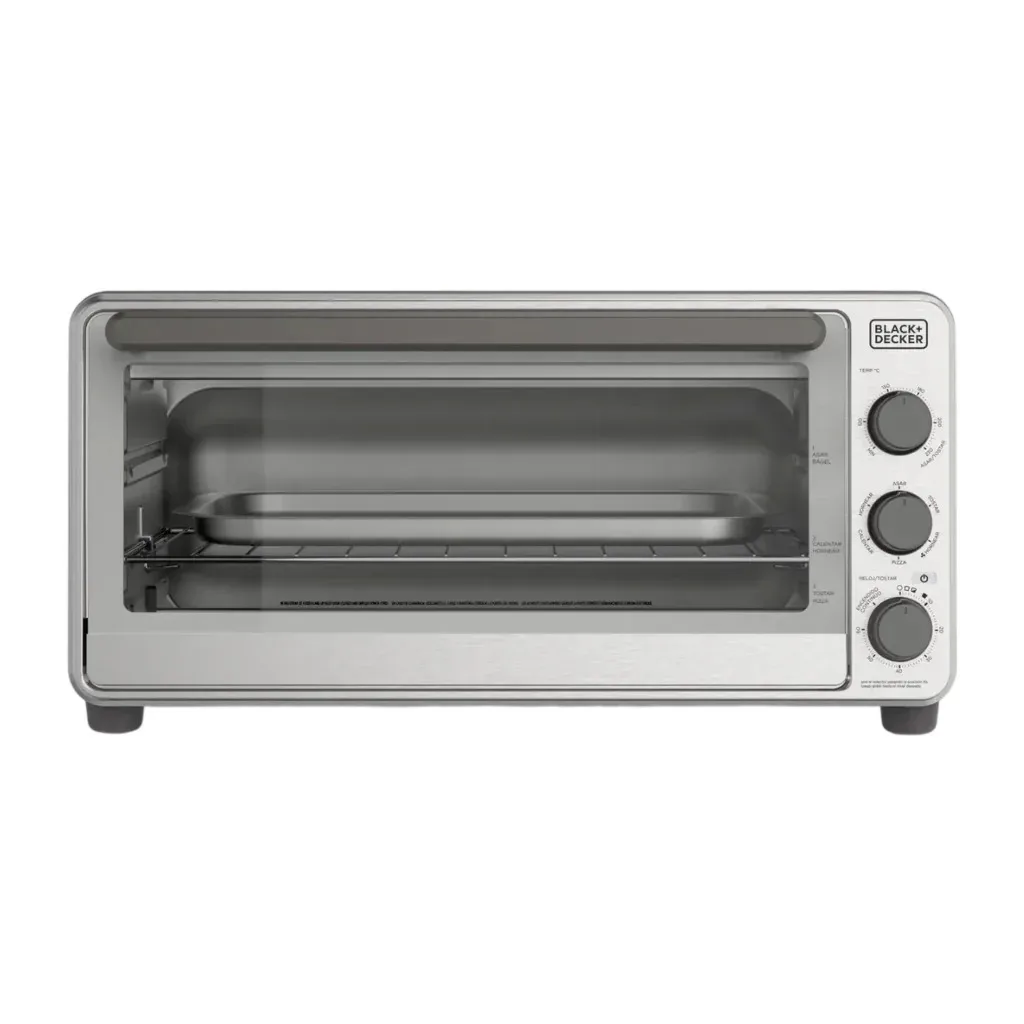 Black + Decker horno tostador 12 rebanadas 32L extra ancho gris - TO8230-0GDLA