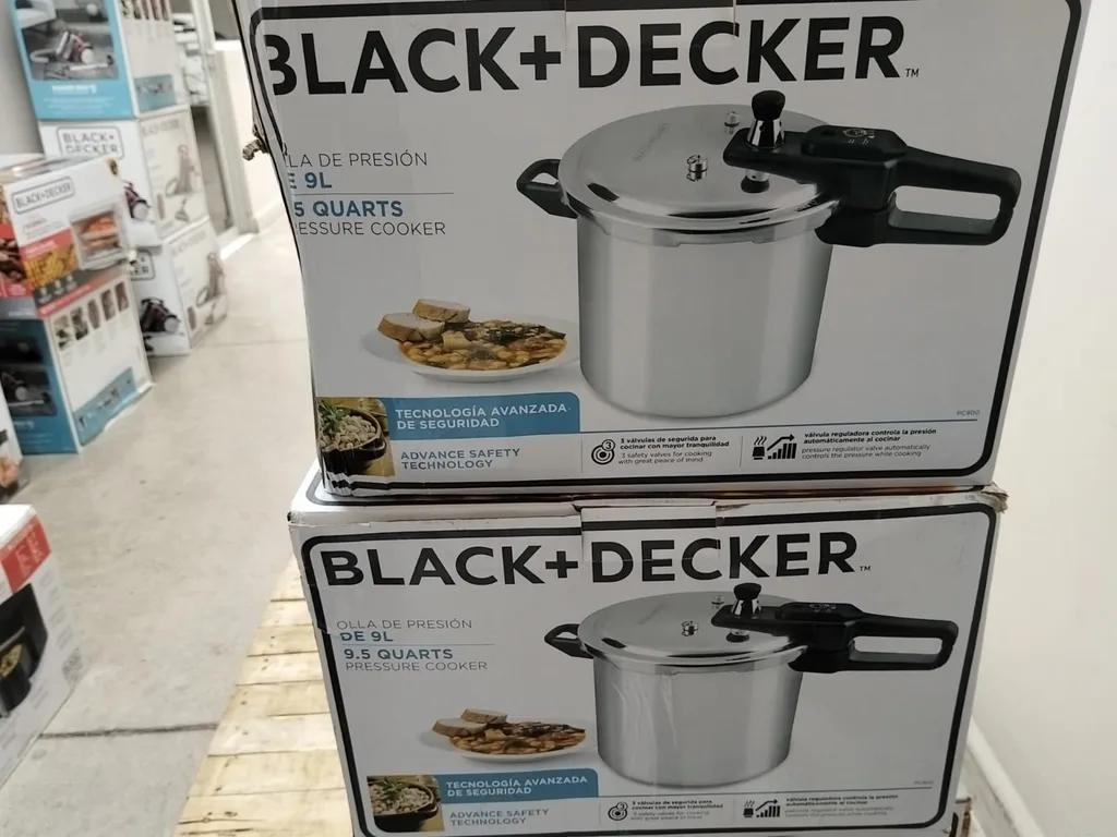 [DTF-SA01203A] Black + Decker olla a presión 9lts PC900