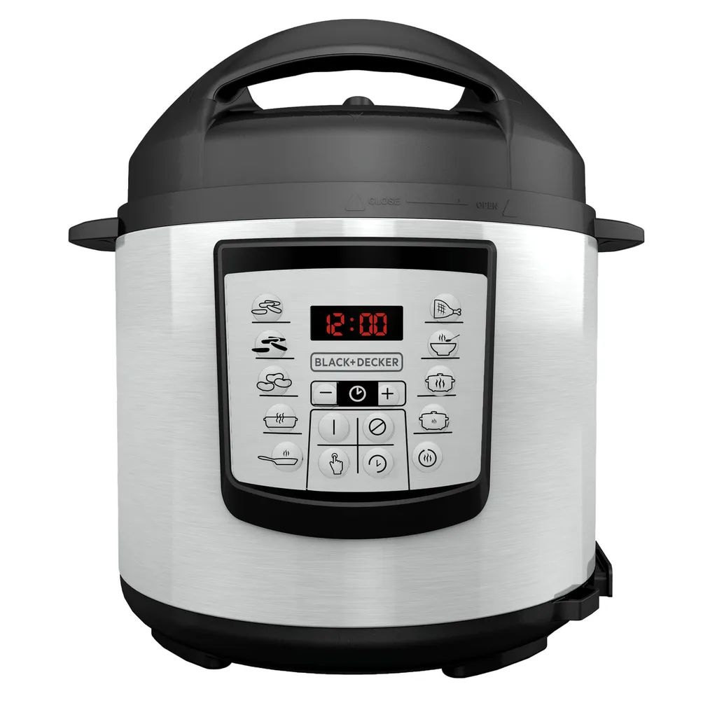 Black + Decker olla multi-usos digital  6l inox PR100SD