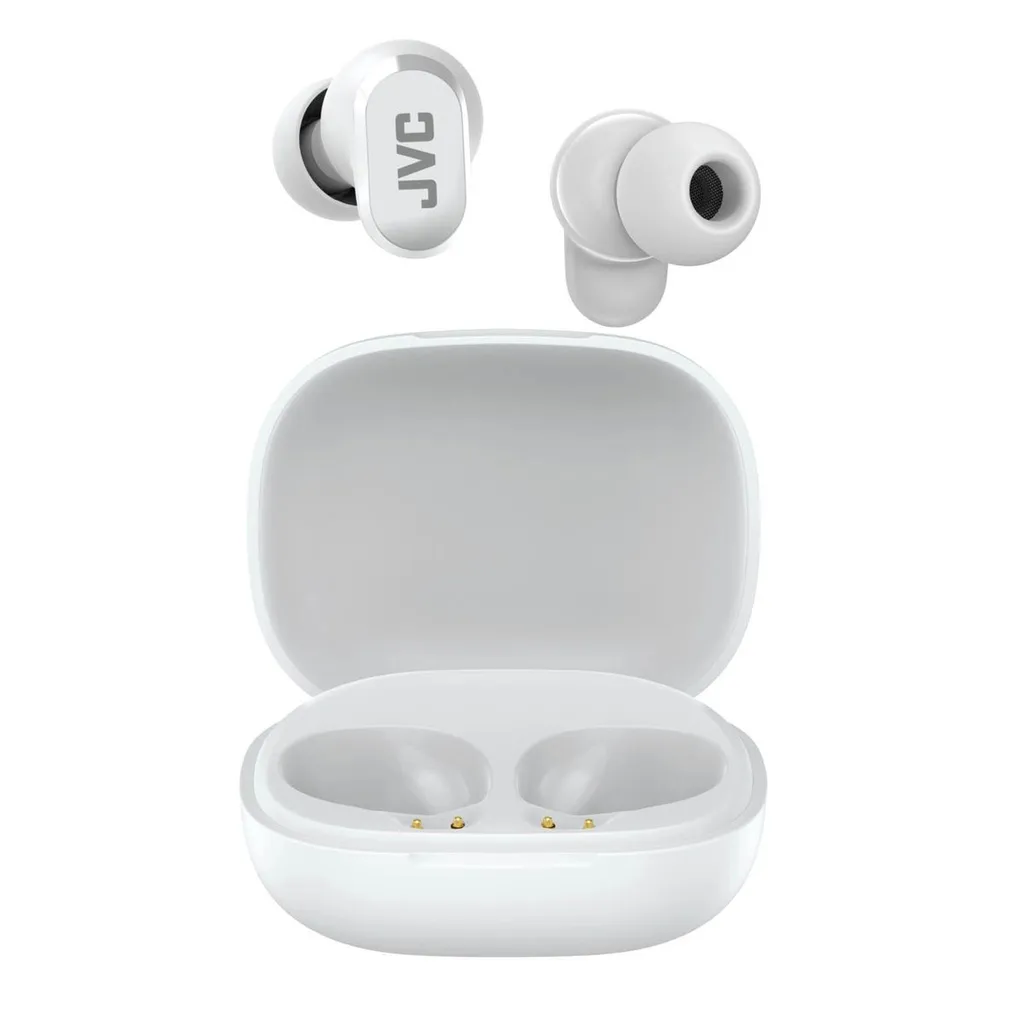 [DTF-JV00059] JVC audifonos inalambricos TWS 6.0 resistencia al agua IPX4, 28 hrs auto color blanco - HJ-KRXT040W6