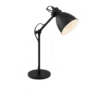 [TK-LAM-28] Lámpara en Negro para Mesa