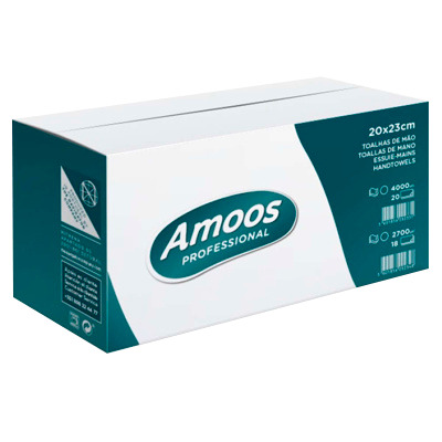 [DTF-AM00015] Amoos toalla de manos Interfoliada 21x25 caja 20 uds N622500.0