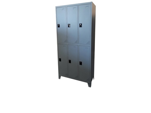 [MA-LK-01] Locker de Metal con 6 compartimentos