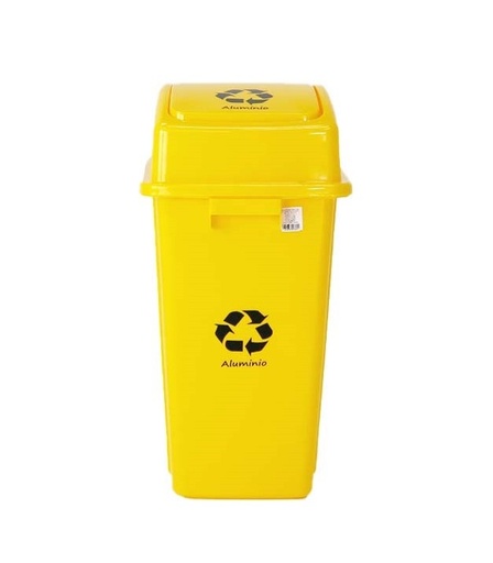 [TK-BAS-05] Basurero reciclaje amarillo